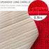 Eanpet Red Chenille Bath Mat, Non-Slip Microfiber Floor Mat, Ultra Soft Washable Shower Mat (15.7" x 23.6")