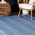 nuLOOM Serna Moroccan Accent Rug, Indoor/Outdoor, Rectangular, Blue, 2' x 3', 0.1" Thick