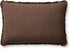Loloi Dinah Pillow Cover Only, 16x26, Chocolate/Latte