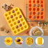 2 Pcs Silicone Mini Muffin Cupcake Pan, Kaloo Nonstick 24 Cups for Baking Muffins, Cakes, Tart, Dishwasher Safe