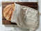 Montecito Home Set of 2 Extra Large Farmhouse Natural Linen 12"x15" Artisan Boule Bread