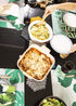 modern-twist 14 x 16 Silicone Placemat, BPA PVC-Free Table Mat, Dishwasher Safe, Conservatory Print in Tiger Aloe