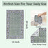Set 3-16 x28 100% Ridhi Basil Green Hand Block Print Waffle Kitchen Towel of Ultra Absorbent Quick Dry Cotton Dish