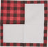 Unique Plaid Lumberjack Beverage Napkins - 16 Pcs, 5" x 5" for Parties and Gatherings