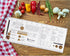 Culinary Ruler Acrylic Cutting Reference Template, Cooking Measurement Tool for Food with Weight Temperature Chart