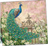 20-ct 13x13 Peacock Napkins for Valentine's, Dinner, Wedding, Shower, Birthday Party - Decorative Paper Design