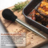 Stainless Steel Turkey Baster with Cleaning Brush - Food Grade Basting Syringe with 2 Marinade Injector Needles, Black