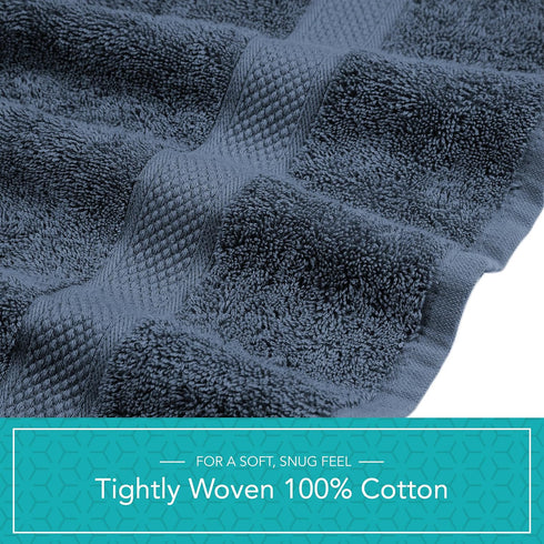 Set 6 (24 50) 100% 515 6 Pack, Pleasant Home Bath Towels of x Cotton, GSM | Lightweight, Soft & Highly Absorbent Luxury