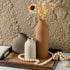 Set 3,Flower Ceramic Vase of Vase Home Decor,Rustic Modern Farmhouse Decor Pottery Vases, Pampas Grass Dried Fresh