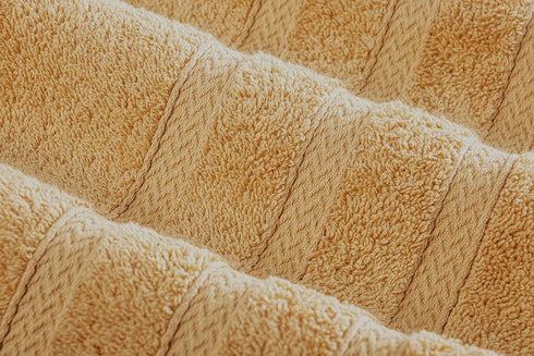 Set (4 650 100% 1 1 2 HALLEY Turkish Towels Pieces) GSM Highly Absorbent Super Soft Cotton - Bath Towel Hand Towel