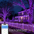 300 98FT Dimmable Brizled Smart Halloween Lights, LED Orange & Purple Color Changing String Lights APP & Voice Control