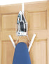 Whitmor Over the Door Ironing Caddy, White Wire Organizer for Laundry Room.