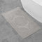 Jean Pierre New York Cotton StoneWash Medallion Bath Rug, 21x34 in., Grey