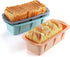 3PCS Silicone Bread Loaf Pan, Non-Stick Easy Release Pans for Baking, Great for Homemade Bread, Cakes, Brownies.