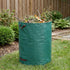 3-Pack 80 Gardzen Gallon Yard Waste Bags, Reusable Heavy Duty Collapsible Garden Leaf Bags with Plastic Ring, Stand-Up
