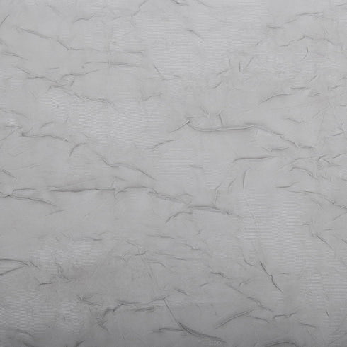 No. 918 Erica Crushed Sheer Voile Curtain Panel, Rod Pocket, 51" x 63", Silver Gray