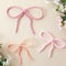 RattanView 3 Pcs Boho Bow Wall Decor Pink Bow Decoration Baby Shower Coquette
