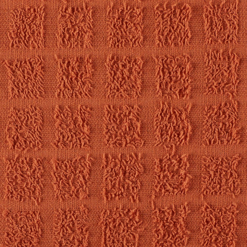 Set, 12x12, 6 DII Basic Terry Collection Solid Windowpane Dishcloth Spice, Piece