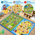 4x6 GarveeHome Washable Kids Rug ft Kids Carpet Play Mat City Car Play Rug with Pirate Theme, Stain-Resistant Non-Slip