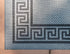 Unique Loom Outdoor Border Collection Area Rug - Greek Key, Gray/Black (2' 2" x 3' 1" Rectangle)