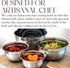 Bellemain Stainless Steel Non-Slip Mixing Bowls with Lids, 4-Piece Set