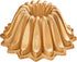 NutriChef 9" Nonstick Slope Bundt Cake Pan - Premium Thick Aluminum Cake Mold for Uniform Baking & Browning