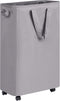 efluky Slim Laundry Hamper with Wheels, Rolling Laundry Basket for Clothes, Small
