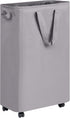 efluky Slim Laundry Hamper with Wheels, Rolling Laundry Basket for Clothes, Small