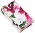 SARO LIFESTYLE Watercolor Floral Design Linen Napkins - Set of 4