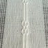 Gernaice 36x36 Inch Rustic Stripe Embroidered Tablecloth Heavy Small Square Tassel Cotton Linen Table Cloth Wrinkle