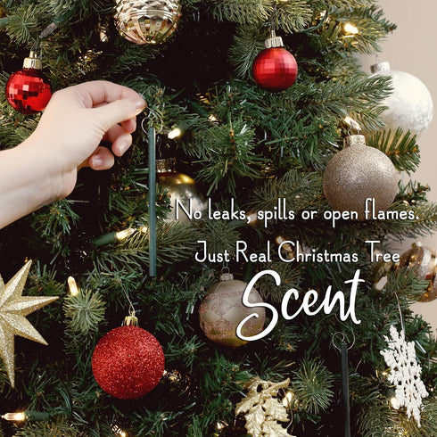 Scentsicles Scented Christmas Ornaments, All Natural Holiday Air Freshener, White Winter Fir