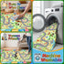 3x5 Feet Educational Area Rug Kids Rugs for Playroom with Alphabet Numbers Shapes Animals Learning Carpet for Bedroom