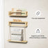 TidyCorner Upgraded Thick Floating Shelves - Multi-Use Wall-Mounted Bookshelves for Kids and Nursery, Ideal for Books