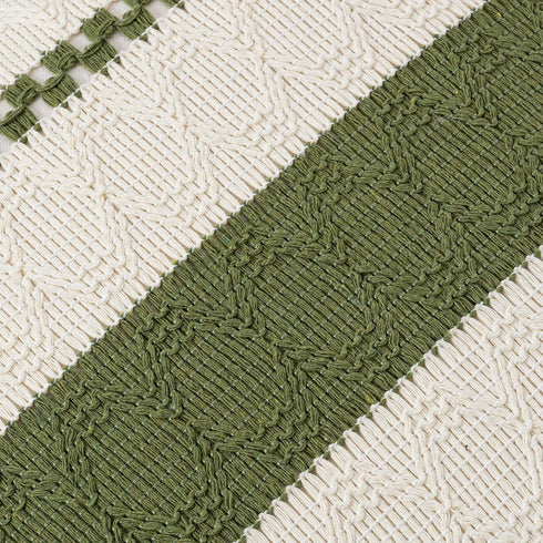 Fancy Homi Set 2 14x24 Inch of Boho Moss Green Long Lumbar Decorative Throw Pillow Cover for Couch Bed Sofa Chair