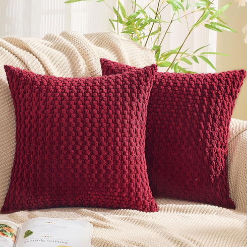 GAWAMAY Decorative Throw Pillow Covers 22x22 Inch Set of 2 for Living