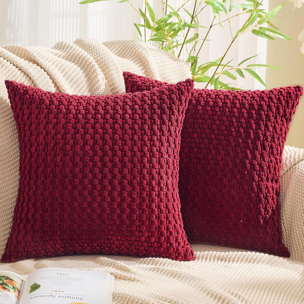GAWAMAY Decorative Throw Pillow Covers 22x22 Inch Set of 2 for Living