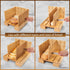 HEDDFAN 12 Bamboo Bread Slicer For Homemade Bread - Built-In Knife Slot, Crumb Catcher & Storage Compartment
