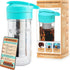 Masontops Deluxe Cold Brew Makers Kit, Iced Coffee Maker with Glass Pitcher & Stainless Steel Mesh Filter