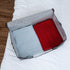 VENO 3 Pack Extra Large Clothes Storage Bag Organizer, Thick Fabric for Comforters, Foldable with Sturdy Zipper, Grey