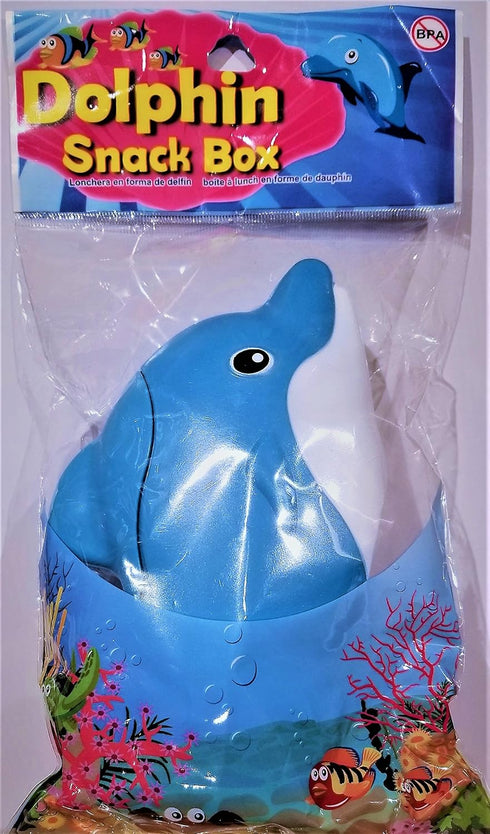 Dolphin Snack Box, Plastic Container