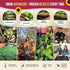 40 Pack 26000 Packets, Organo Republic Vegetable Seeds Variety - Non GMO Heirloom Seeds for Planting Vegetables