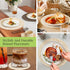 13-Inch Set 6, (6, Faux Leather Round Placemats of Waterproof Anti-Slip Dual Sided Place mats, Heat Resistant Washable