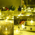 20Ft 120LED 24 8 Curtain Butterfly String Light Window USB Fairy Lights Butterfly Modes with Remote Control for Room