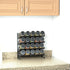 20 386 Set Countertop, 20 9.8" 10.8H, SpaceAid Spice Rack Organizer with Spice Jars, Spice Labels, Chalk Marker