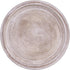 Farmhouse Rustic Coffee Table Tray for Home Decor, Round Wooden Powder Compressed