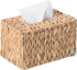 Water Hyacinth Wicker Rectangular Tissue Box Cover, Tall