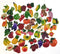 Random 12Pcs Creative 3D Resin Fruit Vegetables Fridge Magnets - Funny Cute Decoration Accessories for Office School