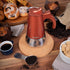 London Sip Stainless Steel Stovetop Espresso Maker Moka Pot, Copper, Small (5.07 oz)