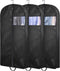 KIMBORA 3 Pack 43" Suit Bags for Closet Storage and Travel, Gusseted Hanging Garment Bags for Clothes & Jackets