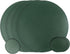 Jovono Faux Leather Round Placemats and Coasters, Wipeable Table Mats, Diameter 13'' and 3.9'', Green